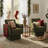 27" Wide Upholstered Swivel Armchair (Set of 2)-803587967