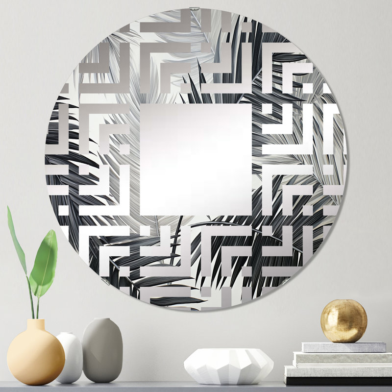 Miroir d'appoint Minimalisme, 23,6 po x 23,6 po