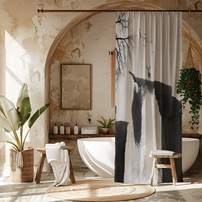 Landscape Abstract Shower Curtain