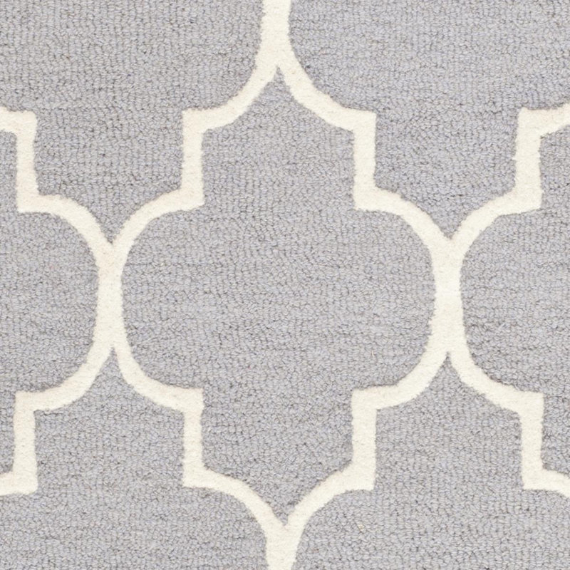 Geometric Wool Hand Woven Area Rug, Runner 76 x 244cm