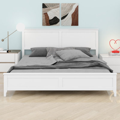 Lit plateforme avec design moderne