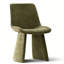 Chaises d'appoint modernes rembourrées avec silhouette incurvée-1769292954