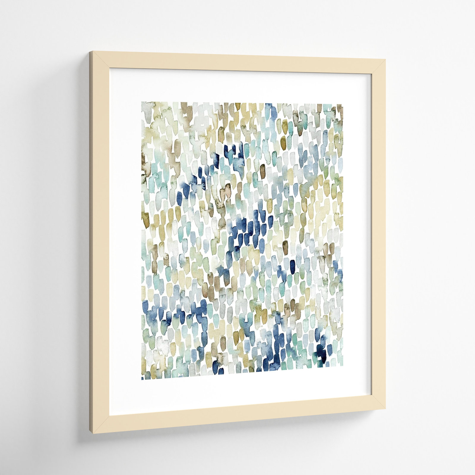 River Wavelets I by Grace Popp, Natural Framed Paper, 20" H x 17" W