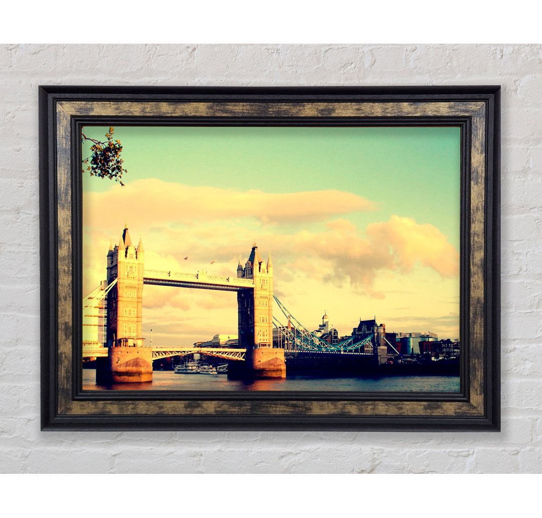 London Tower Bridge Retro - Druck