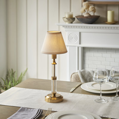Morton Rechargeable Metal Table Lamp