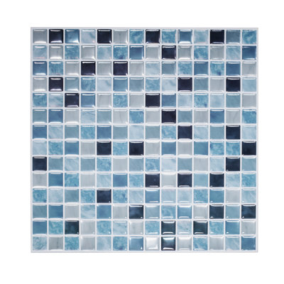 Carreau de mosaïque pelez et collez en PVC 12 po x 12 po
