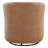 Upholstered Leather Swivel Barrel Accent Arm Chair-127448820
