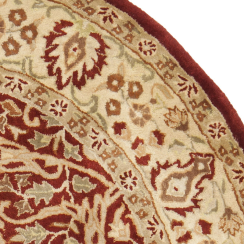 Evie New Zealand Wool Oriental Rug, Round 3'6"