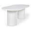 Pipperidge 86.5'' Stone Outdoor Dining Table
