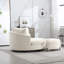 Fauteuil demi-tonneau avec repose-pieds-1173396226