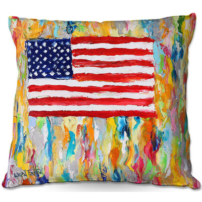 Striped Reversible Throw Pillow
