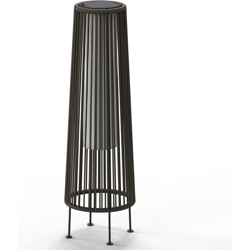 Russek 27'' LED Column Floor Lamp, Dark Brown
