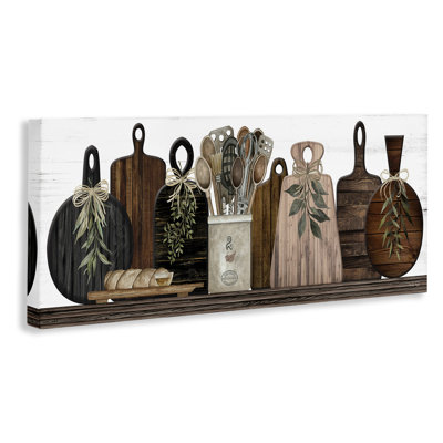 Art mural en bois, articles de cuisine en bois par Cindy Jacobs