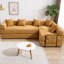 Canapé-lit modulaire pliable en forme de L sans dossier Ridge, canapé-lit Cloud-1136704086