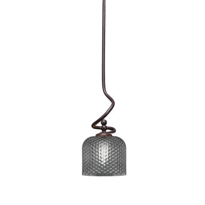 Mini-luminaire suspendu suspendu en verre Sheffield