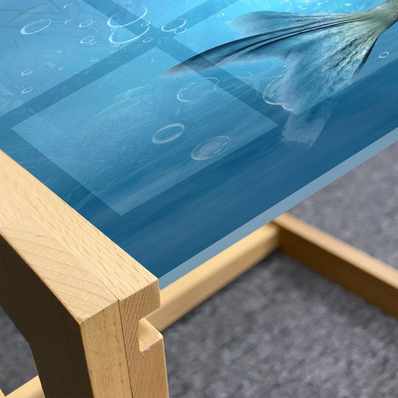 Jamesetta Trestle Coffee Table, 40cm H x 91cm W x 62cm D