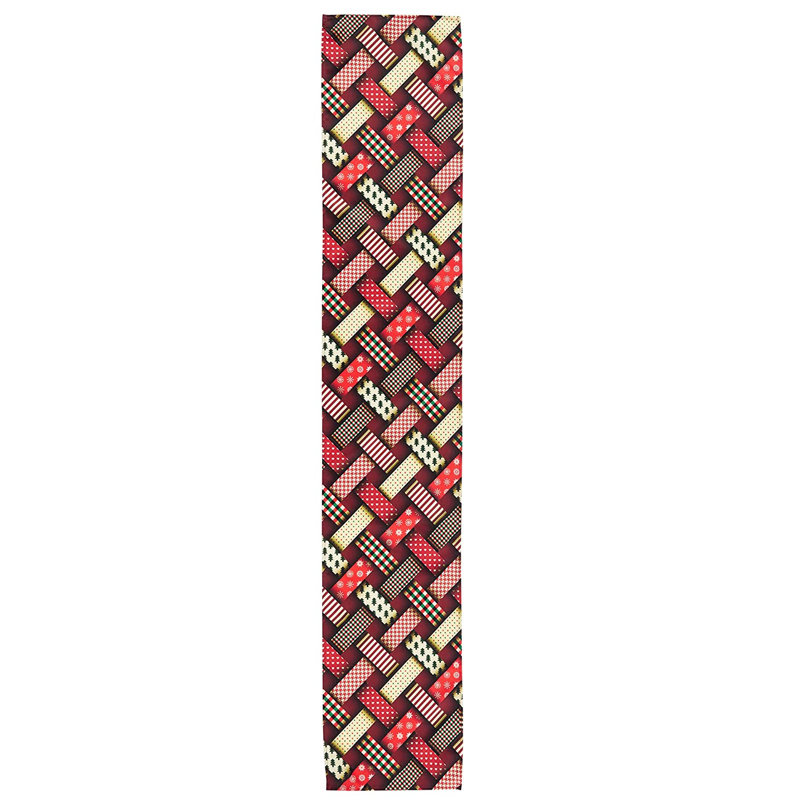 The Holiday Aisle® Seasonal Christmas Splendours Pattern, Polyester, Decorative Table Runner