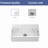 32" Undermount Single Bowl Ceramic Kitchen Sink, Dual Mount White Ceramic Rectangular Deep Single Bowl Sink Basin
