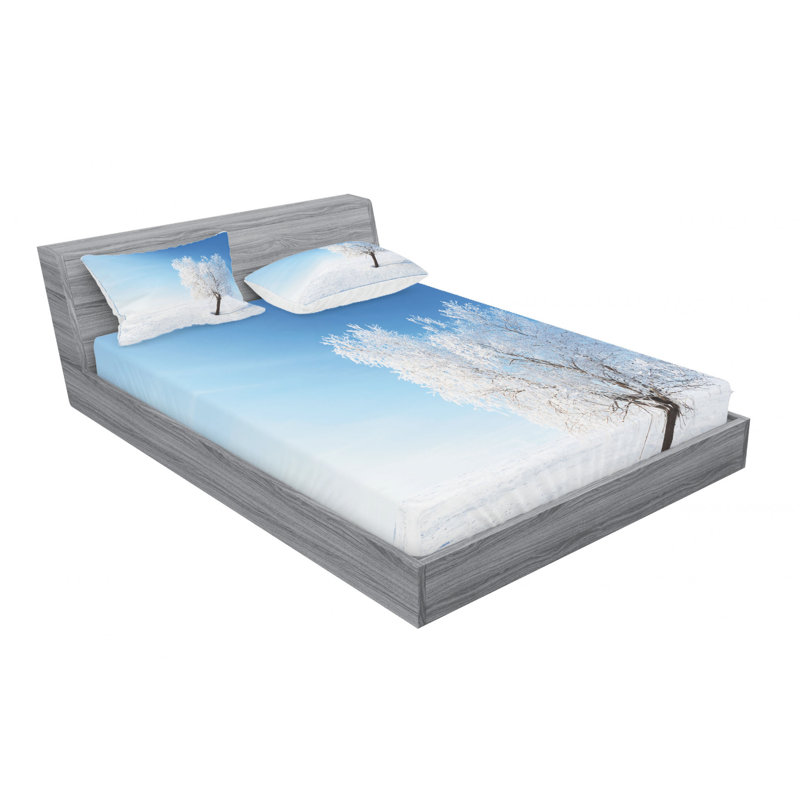 Microfiber Sheet Set, Queen Sheet Set + Fitted Sheet + 2 Pillowcases