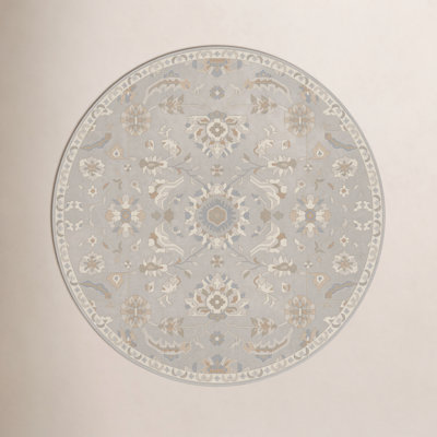 Arden Beige Hand-Tufted Wool Oriental Rug