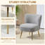 Chaise d'appoint d'appoint avec pieds gris anthracite