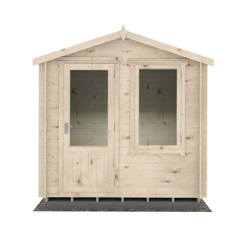 Peckover 8 x 8 Ft. Tongue & Groove Log Cabin