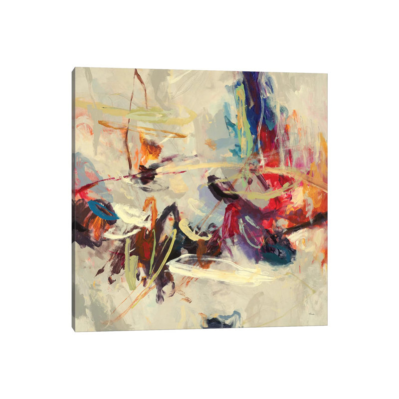 Positif, énergie positive III par Randy Hibberd - reproduction d'art, H 12 po x l 12 po x P 0,75 po, Toile tendue