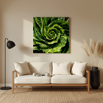 Vegetables Lettuce Romaine Green Metal Wall Art