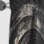 Noir cosmique actuel Spiral I - Rideau en spirale - Rideau abstrait occultant - 1 panneaux-107631720