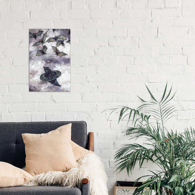 Batmobile by Maggie Vandewalle - Wrapped Canvas Painting, 66.04 cm H x 45.72 cm W x 1.91 cm D