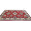 Tapis unique à motif géométrique moderne rouge 6 x 9 Kazak