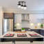 Catalapa Glass Semi Flush Mount
