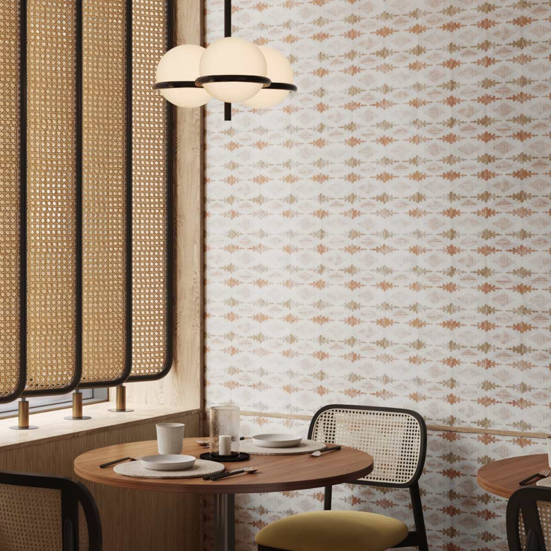 Paula Purroy Talia 5.11 In. X 5.11 In. Matte Ceramic Wall Tile (6.02 Sq. Ft. / Case), Aztec Terracotta