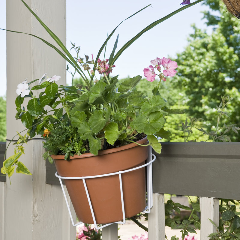 Porte-pot de fleurs, blanc