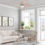 Ventilateur de plafond 42 po avec lumières DEL Alvina