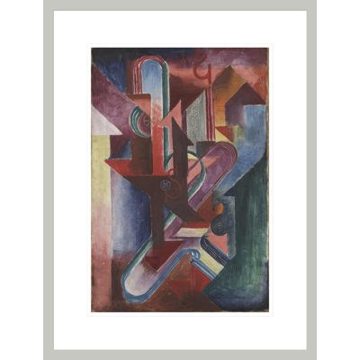 Une autre station (station Andere) par Johannes Molzahn - Reproduction giclée encadrée