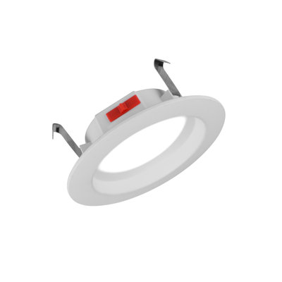 4-inch White Recessed Selectable LED Downlight