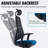 Ergonomic Office Chair with 2D Headrest & Mesh Back, High Back Computer Chair with Adjustable Armrest & Backrest & Height, Comfy Task Chair with Thickened Cushion-624526549-624526548