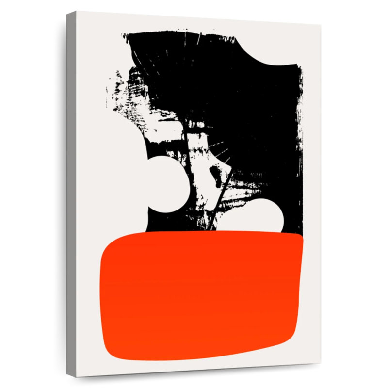 Avery Abstracta Orange, 45" H x 30" W