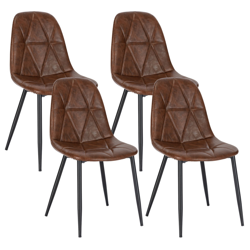 Side chair Set Dasan, Brown 