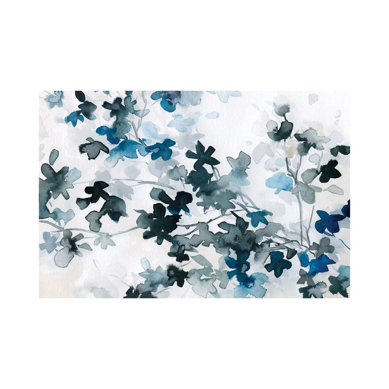 Blue Cherry Blossoms, 101.6 cm H x 66.04 cm W x 1.91 cm D