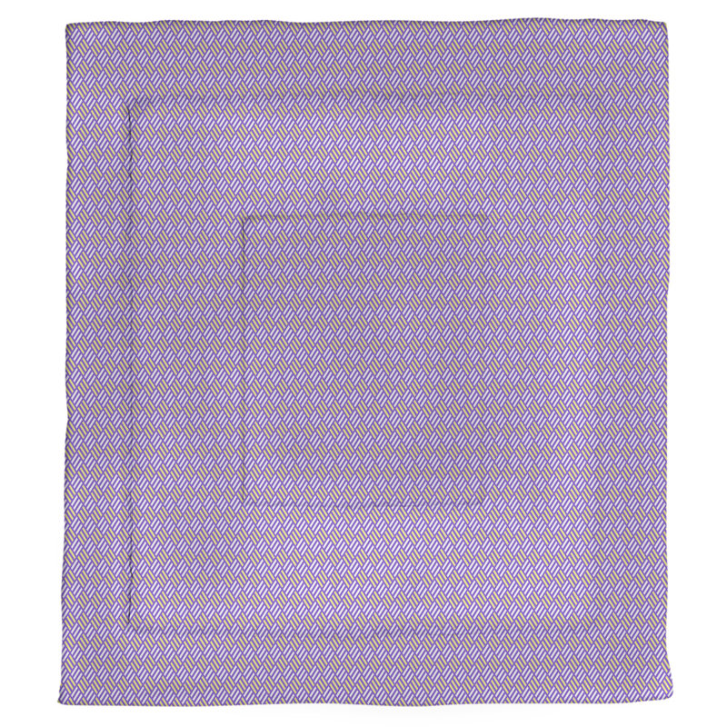 Édredon réversible simple Katelyn Elizabeth, Édredon grand, Mauve / Jaune