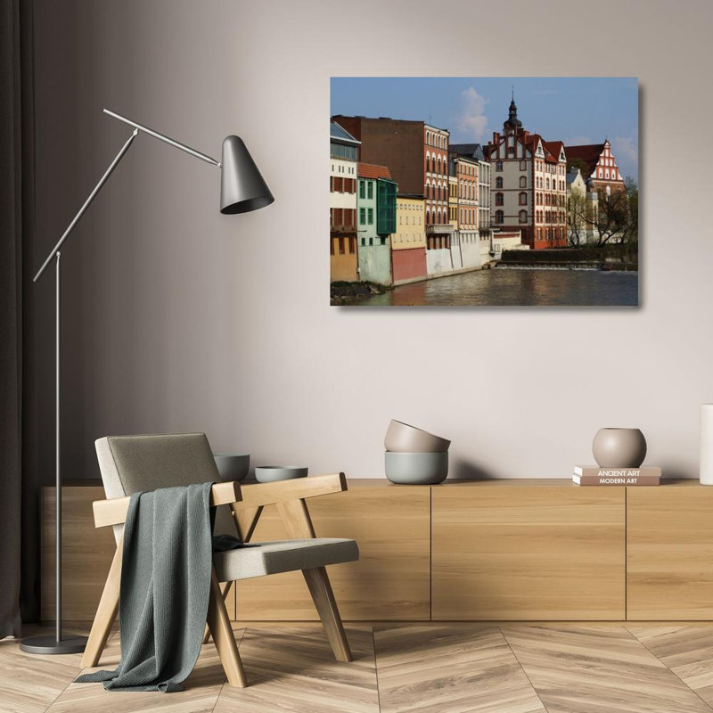 Rivière Oder à Opole, H 18 po x l 24 po