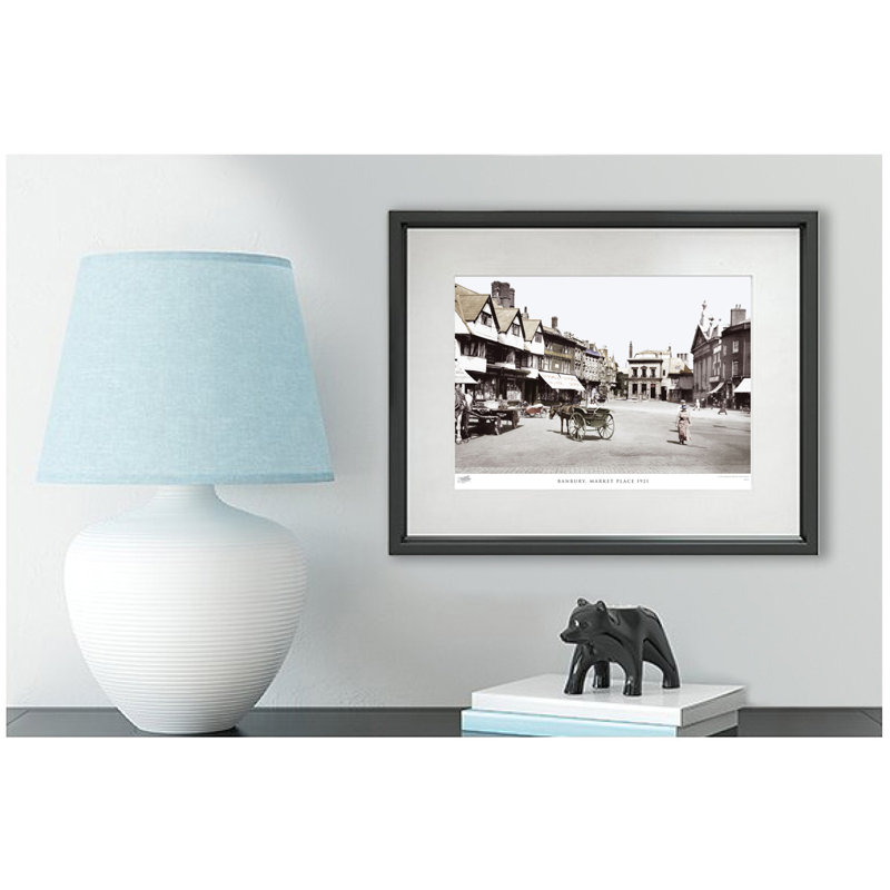 Banbury, Market Place 1921 by Francis Frith - Single Picture Frame Print, 45cm H x 60cm W x 2.3cm D