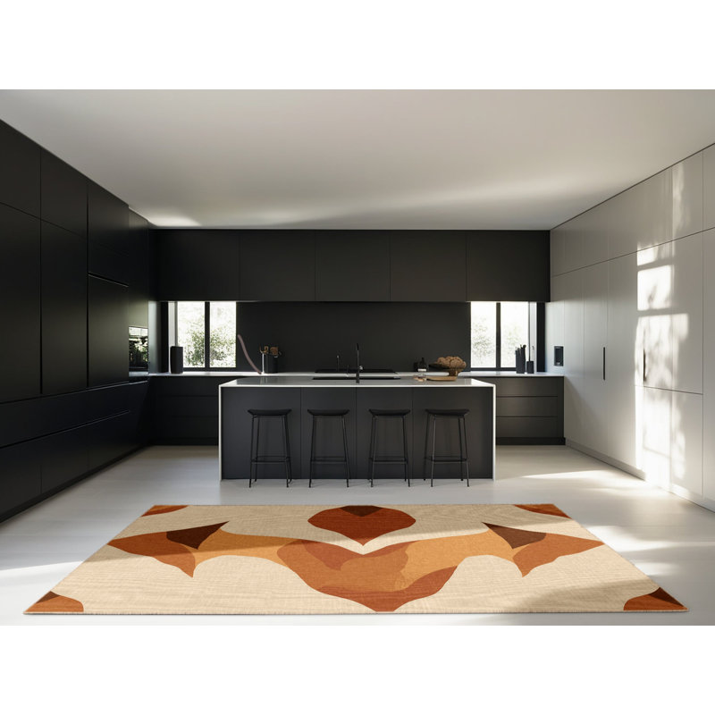 Midnight Oasis Rug, Rectangle 2' x 3'