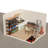 10X8 Feet White Color Outdoor Garden Shed Aluminum Alloy Frame With Hinge Door