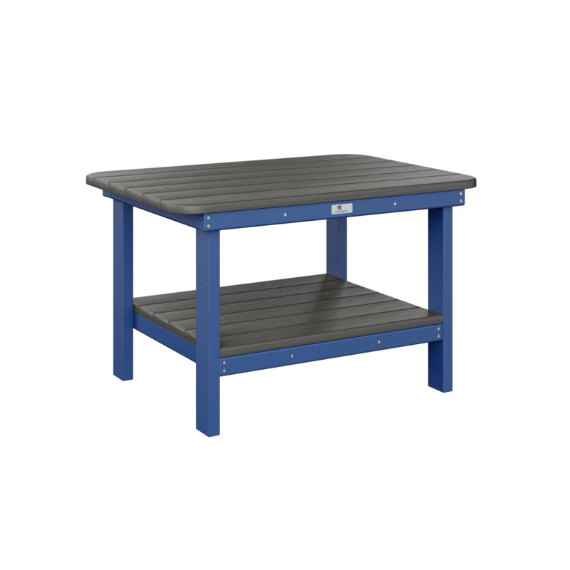 Table basse Berlin Gardens, Bleu pacifique, Gris côtier