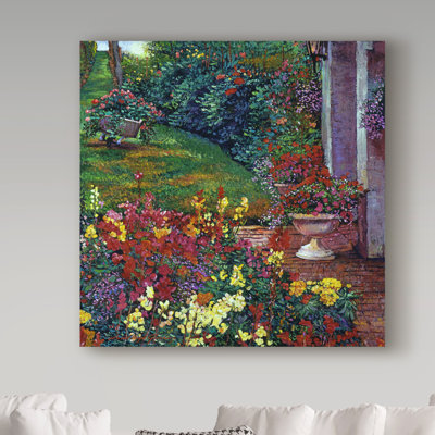 « color palette jardin », reproduction de peinture à l’acrylique sur toile tendue
