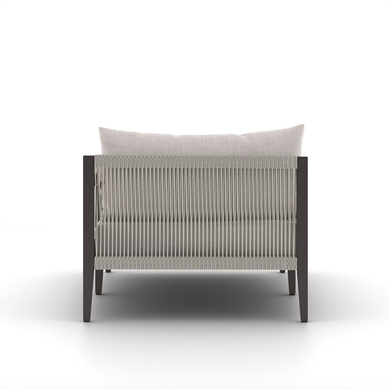 Sherwood Outdoor Chaise Lounge, Bronze, Faye Sand