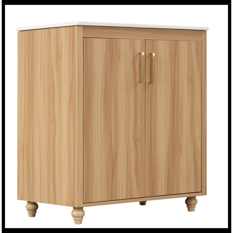 Meuble-lavabo simple 30 po avec plateau en céramique Delannie